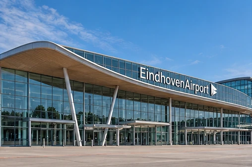 Luchthavenimpressie van Eindhoven Airport